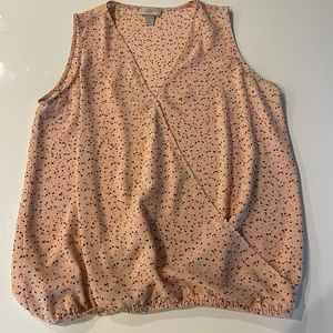 Loft Pink/Polkadot Top